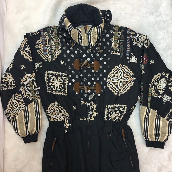 boho ski jacket